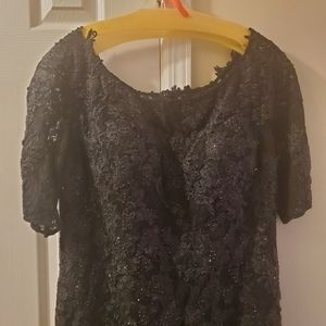 Rina diMontella black size 16 gown